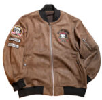 Bown Betty Boop The Brave Man Suede Leather Jacket