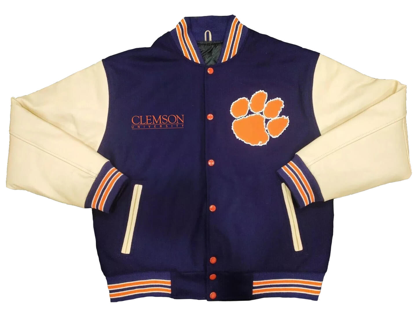 Clemson tigers letterman jacket online
