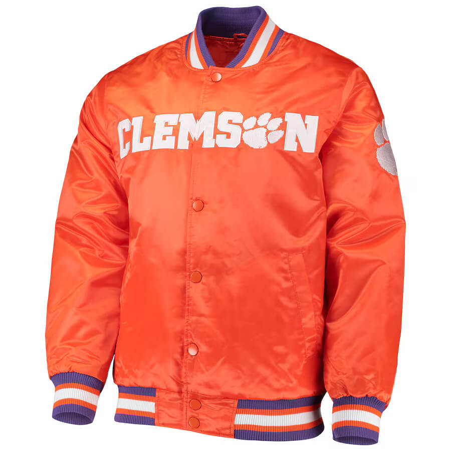 NCAA-Orange-Clemson-Tigers-O-Line-Full-Button-Satin-Jacket-1 NCAA-Orange-Clemson-Tigers-O-Line-Full-Button-Satin-Jacket