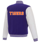 NCCA-Clemson-Tigers-Blue-And-White-Varsity-Jacket
