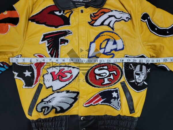 NFL-Collage-Yellow-Jeff-Hamilton-Wool-Jacket