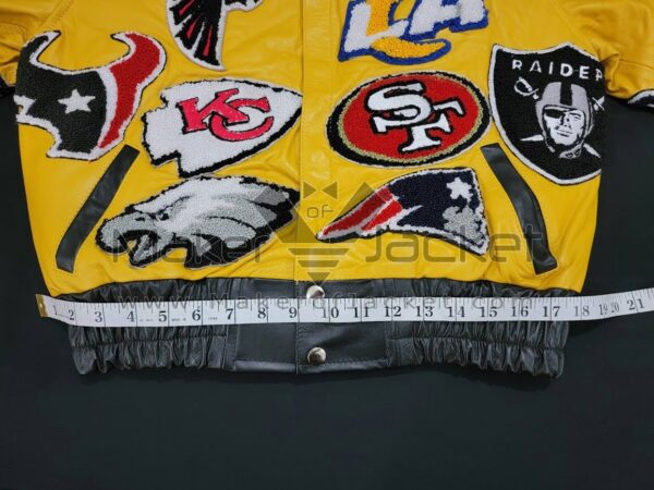 NFL-Collage-Yellow-Jeff-Hamilton-Wool-Jacket
