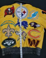 NFL-Collage-Yellow-Jeff-Hamilton-Wool-Jacket