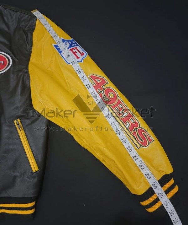 San-Francisco-49ers-Black-Yellow-Bomber-Jacket