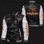Texas-Longhorns-Black-White-Bomber-Leather-Jacket