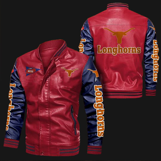 Texas-Longhorns-Red-Navy-Bomber-Leather-Jacket-1 Texas-Longhorns-Red-Navy-Bomber-Leather-Jacket