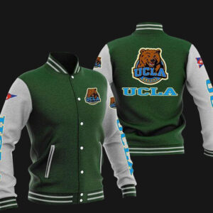 UCLA-Bruins-Green-Gray-Baseball-Varsity-Jacket
