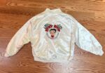 Vintage MGM Betty Boop White Satin Bomber Jacket