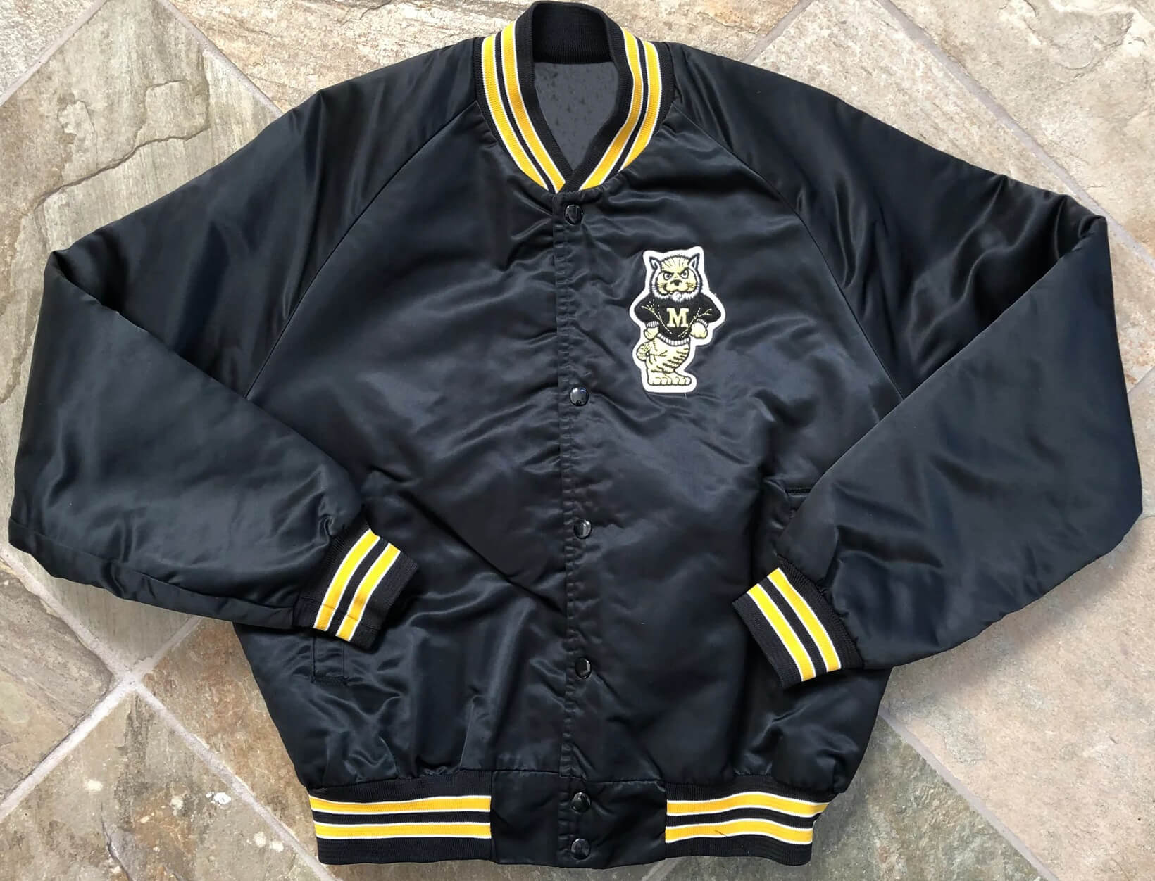 Vintage-Missouri-Tigers-Chalk-Line-Satin-Jacket-1 Vintage-Missouri-Tigers-Chalk-Line-Satin-Jacket