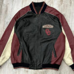Vintage Oklahoma Sooners Sports Leather Jacket