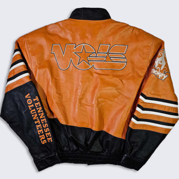 Vtg-Tennessee-Volunteers-Smokey-The-Dog-Leather-Jacket