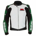 White-Green-Suzuki-Motorcycle-Leather-Jacket