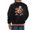 Black Miami Hurricanes Classic Satin Jacket