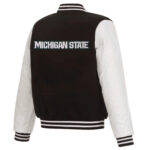 Black-White-Michigan-State-Spartans-Varsity-Jacket
