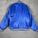 Blue Kentucky Wildcats NCAA Satin Bomber Jacket