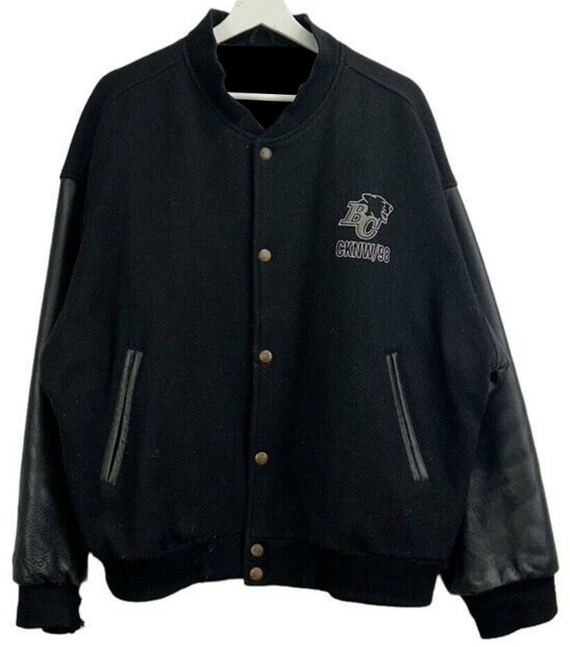 CFL-BC-Lions-CKNW-98-Embroidered-Black-Varsity-Jacket-1 CFL-BC-Lions-CKNW-98-Embroidered-Black-Varsity-Jacket