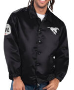 CFL-Calgary-Stampeders-Option-Route-Black-Satin-Jacket