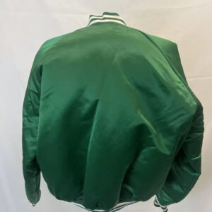 Green Miami Hurricanes Satin Jacket