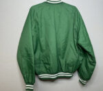 Green Miami Hurricanes Satin Snap Up Jacket