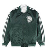 Green-White-Michigan-State-Spartans-Satin-Jacket