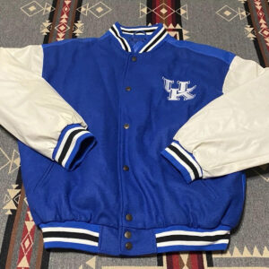 Kentucky Wildcats Blue Vintage NCAA Varsity Jacket