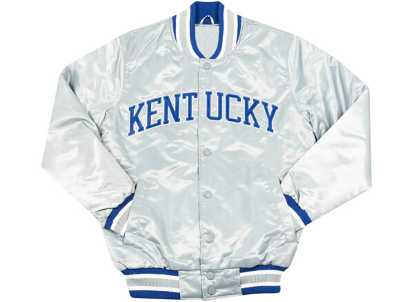 Kentucky Wildcats NCAA White Satin Jacket