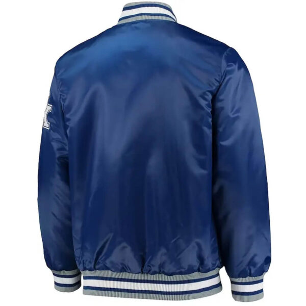 Kentucky Wildcats O Line Blue Satin Jacket