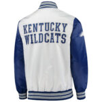 Kentucky Wildcats White Blue The Legend Satin Jacket