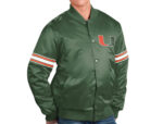 Miami Hurricanes Green 2023 Satin Jacket