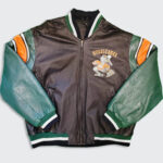 Miami Hurricanes Vintage Multi Color Leather Jacket