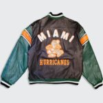 Miami Hurricanes Vintage Multi Color Leather Jacket
