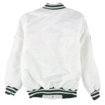 Michigan State Spartans White Satin Jacket