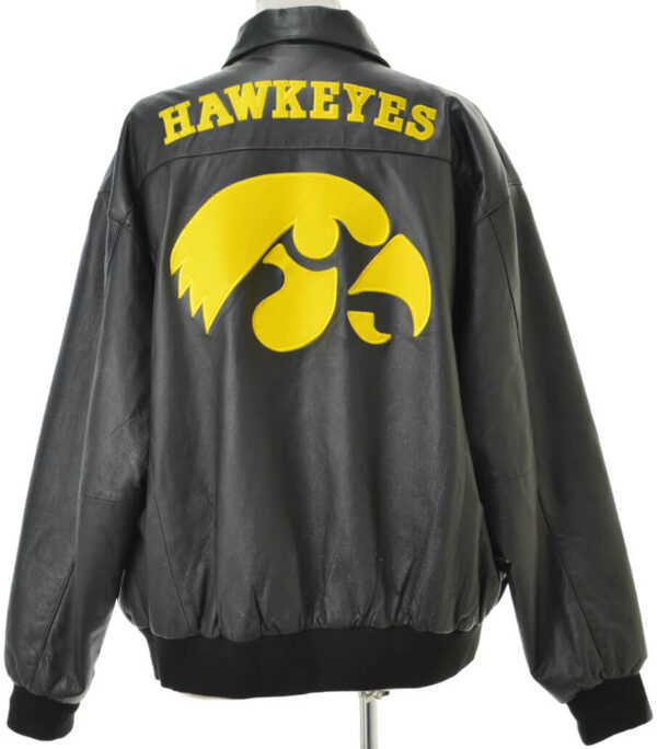 NCAA-Iowa-Hawkeyes-Black-Leather-Jacket