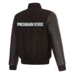 NCAA-Michigan-State-Spartans-Black-Varsity-Jacket