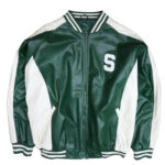 NCAA-Michigan-State-Spartans-Leather-Varsity-Jacket