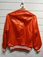 University of Miami Hurricanes NCAA Orange Satin Jacket