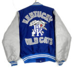 Vintage Kentucky Wildcats Blue White NCAA Varsity Jacket