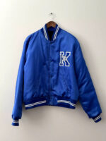 Vintage Kentucky Wildcats NCAA Blue Satin Jacket