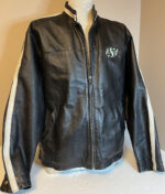 Vintage-Saskatchewan-Roughriders-Black-Leather-Jacket