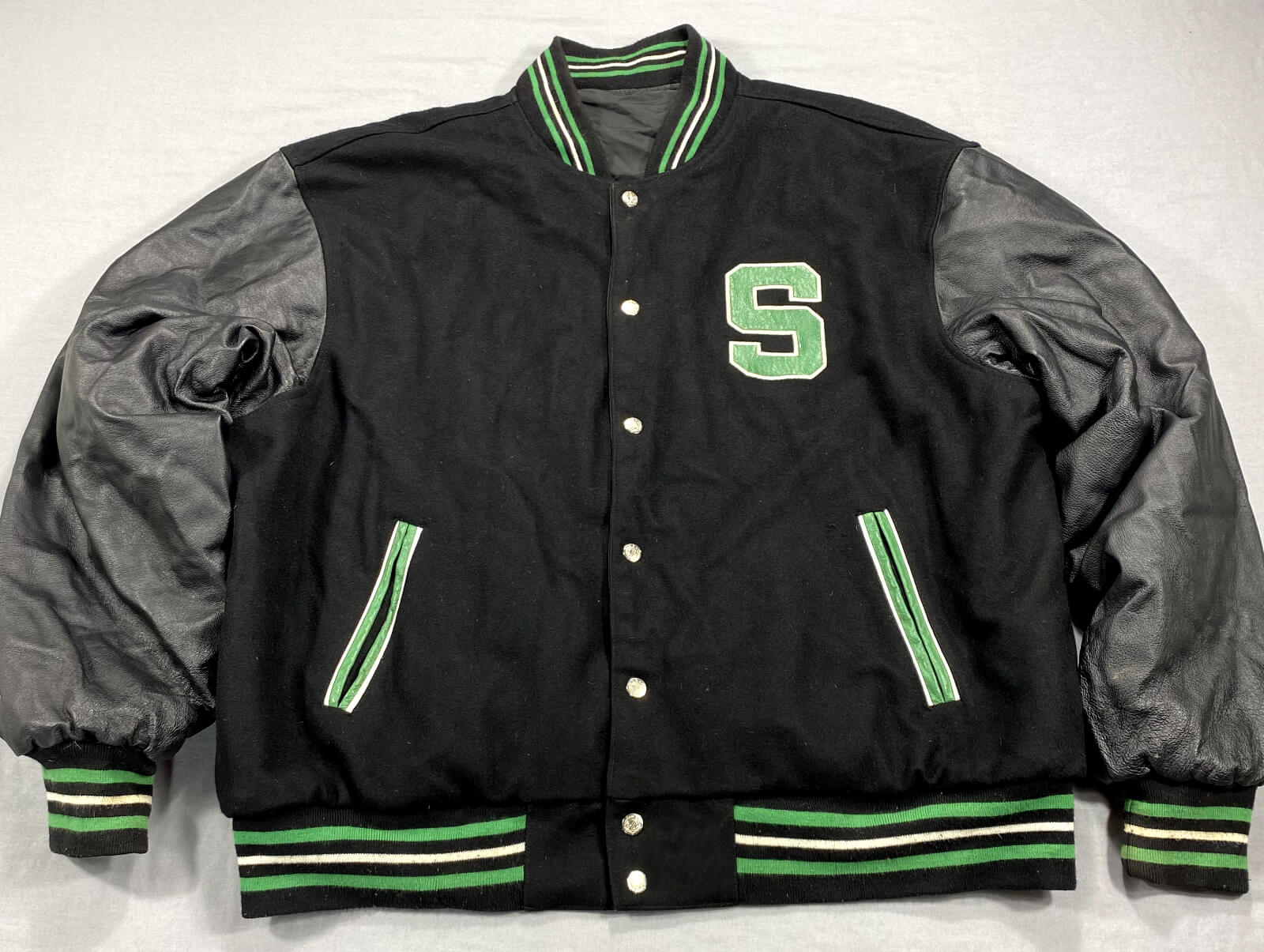 Vtg-Michigan-State-Spartans-Black-Varsity-Jacket-1 Vtg-Michigan-State-Spartans-Black-Varsity-Jacket