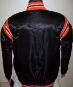Anaheim Ducks NHL Black Satin Jacket