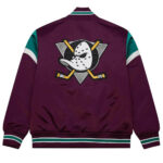 Anaheim Ducks NHL Purple Bomber Jacket