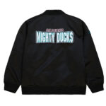 Anaheim Mighty Ducks NHL Black Satin Jacket