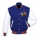 CFL-Montreal-Alouettes-Blue-And-White-Varsity-Jacket