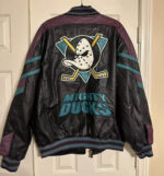 NHL Anaheim Mighty Ducks Wild Wing Leather Jacket