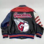 Vintage-Jeff-Hamilton-MLB-Cleveland-Guardians-Leather-Jacket
