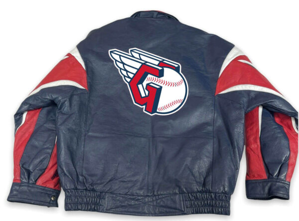 Vintage-MLB-Cleveland-Guardians-Leather-Jacket