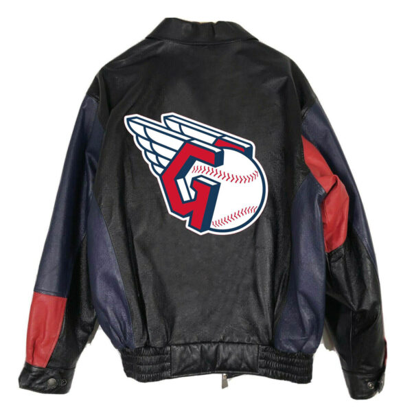 Vintage-MLB-Team-Cleveland-Guardians-Leather-Jacket