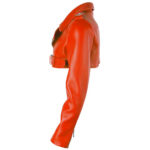 Women's-Biker-Short-Style-Orange-Leather-Jacket