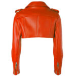 Women's-Biker-Short-Style-Orange-Leather-Jacket